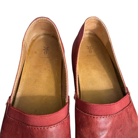 Frye Melanie Slip on Flats in red size 7 - Picture 7 of 7